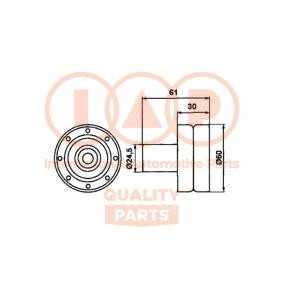 Spannrolle, Zahnriemen 127-13085 von IAP QUALITY PARTS günstig für 87,43 € online kaufen