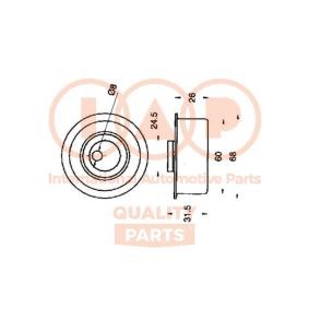 Spannrolle, Zahnriemen 127-13087 von IAP QUALITY PARTS günstig für 87,43 € online kaufen
