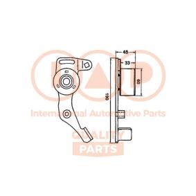Compre Rolo tensor, correia dentada da IAP QUALITY PARTS 127-16051 a um preço baixo por 123,41 €