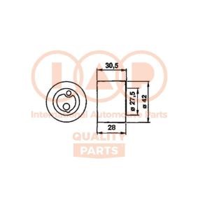 Spannrolle, Zahnriemen 127-16061 von IAP QUALITY PARTS günstig für 81,67 € online kaufen