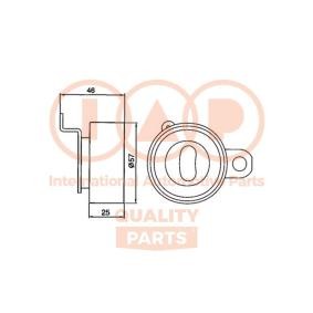 Spannrolle, Zahnriemen von IAP QUALITY PARTS