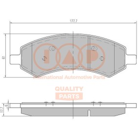 Bremsbeläge 704-00033 von IAP QUALITY PARTS günstig für 159,68 € online kaufen