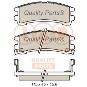 Bremsbeläge für NISSAN von IAP QUALITY PARTS