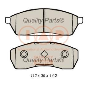 Bremsbeläge für SUBARU von IAP QUALITY PARTS