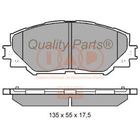 Bremsbeläge für SUBARU von IAP QUALITY PARTS