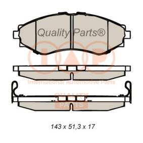 Bremsbeläge für DAEWOO von IAP QUALITY PARTS