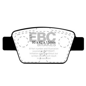 Köp Bromsbelägg av EBC Brakes DP21381 till det låga priset 1617243,37 kr