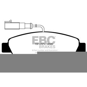 Köp Bromsbelägg av EBC Brakes DP21383 till det låga priset 1617243,37 kr