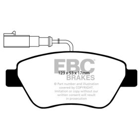 Köp Bromsbelägg av EBC Brakes DP21384 till det låga priset 1617243,37 kr