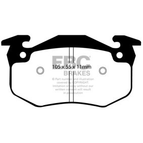 Acquista Kit pastiglie freni da EBC Brakes DP2983 a buon mercato per soli 140,64 €