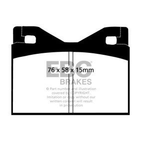 Köp Bromsbelägg av EBC Brakes DP3126C till det låga priset 1617243,37 kr