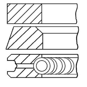 Achetez des Jeu de segments de pistons GOETZE ENGINE 08-214500-10 à prix pour 20,92 €