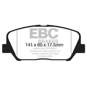 Compre Pastilhas de travão da EBC Brakes DPX2172 a um preço baixo por 141448,76 €