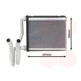 Compre Permutador de calor, aquecimento do habitáculo da VAN WEZEL 53006727 a um preço baixo por 101,15 €
