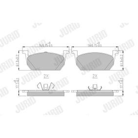 Bremsbeläge 573833J von JURID günstig für 34,58 € online kaufen