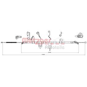 Acquista Cavo freno a mano da METZGER 17.1569 a buon mercato per soli 67,20 €