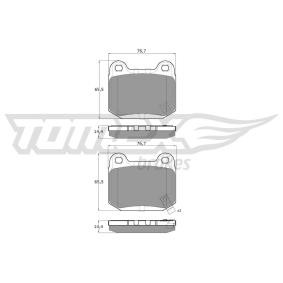 Bremsbeläge TX 18-72 von TOMEX brakes günstig für 30,87 € online kaufen