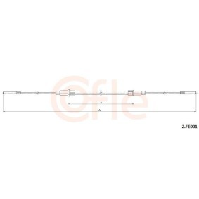 Kupplungsseil 2.FE001 FERRARI von COFLE