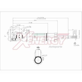 Osta Iskunvaimennin AP XENERGY:llä X139334 edullisesti hintaan 68,06 €