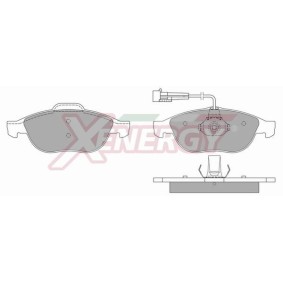 Bremsbeläge X40666 von AP XENERGY günstig für 75,63 € online kaufen