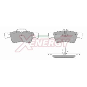 Bremsbeläge für MERCEDES-BENZ von AP XENERGY