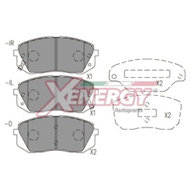 Compre Pastilhas de travão da AP XENERGY X41177 a um preço baixo por 25,75 €