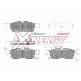 Bremsbeläge des Herstellers AP XENERGY - Originalware Artikelnummer: X41204