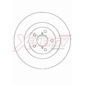 Bremsscheibe für SUBARU von AP XENERGY