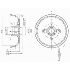 Bremstrommel X654006 von AP XENERGY günstig für 82,43 € online kaufen