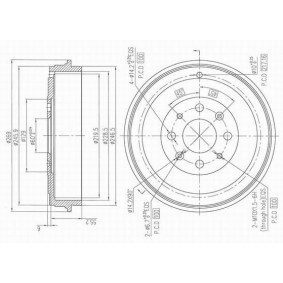 Bremstrommel X654360 von AP XENERGY günstig für 79,47 € online kaufen