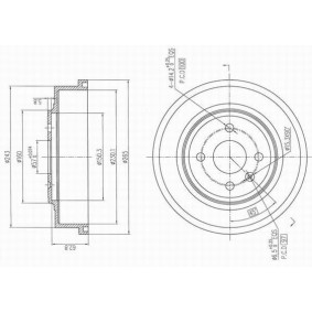 Bremstrommel X654391 von AP XENERGY günstig für 80,14 € online kaufen
