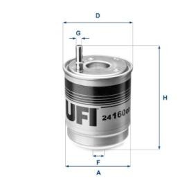 Compre Filtro de combustível da UFI 24.160.00 a um preço baixo por 43,99 €