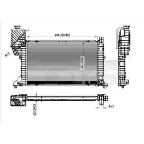 Acquista Radiatore motore da TYC 721-0007 a buon mercato per soli 151,79 €