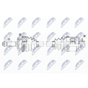 Compre Jogo de apoios, veio de transmissão da NTY NPW-KA-306 a um preço baixo por 26,61 €