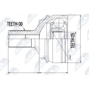 Acquista Kit giunto omocinetico da NTY online per Classe E T-modell (S212) a prezzi moderati