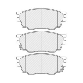 Bremsbeläge FDB1707 von FERODO günstig für 42,67 € online kaufen