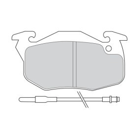 Bremsbeläge FDB393D von FERODO günstig für 23,76 € online kaufen