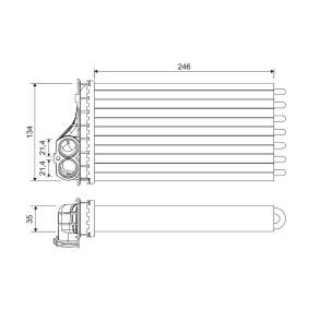 Wärmetauscher, Innenraumheizung 811567 von VALEO günstig für 66,11 € online kaufen