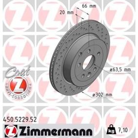 Bremsscheibe 450.5229.52 von ZIMMERMANN günstig für 109,32 € online kaufen