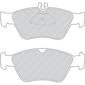 Bremsbeläge für MERCEDES-BENZ von FERODO