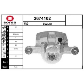 Bremssattel 2674102 von EAI günstig für 67,09 € online kaufen