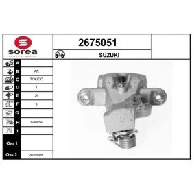 Bremssattel 2675051 von EAI günstig für 103,00 € online kaufen