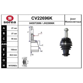 Gelenksatz, Antriebswelle CV22696K von EAI günstig für 61,55 € online kaufen