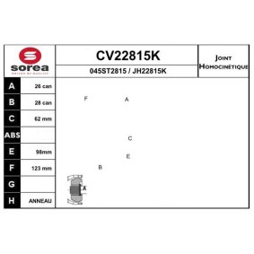 Compre Junta homocinética de EAI online para SPRINTER 4-t Camião de plataforma/chassis (904) a preços moderados