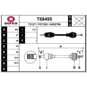 Antriebswelle T68495 von EAI günstig für 117,80 € online kaufen