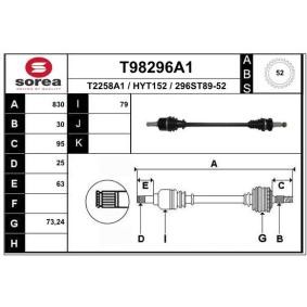 Antriebswelle T98296A1 von EAI günstig für 135,27 € online kaufen