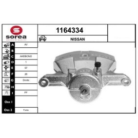 Bremssattel 1164334 von SNRA günstig für 135,95 € online kaufen