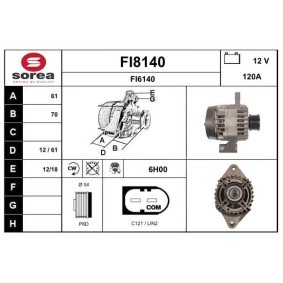 Lichtmaschine FI8140 von SNRA günstig für 226,95 € online kaufen