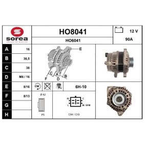 Lichtmaschine HO8041 von SNRA günstig für 183,68 € online kaufen