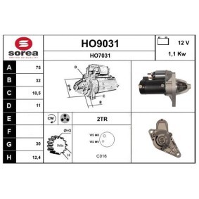 Anlasser HO9031 von SNRA günstig für 207,73 € online kaufen